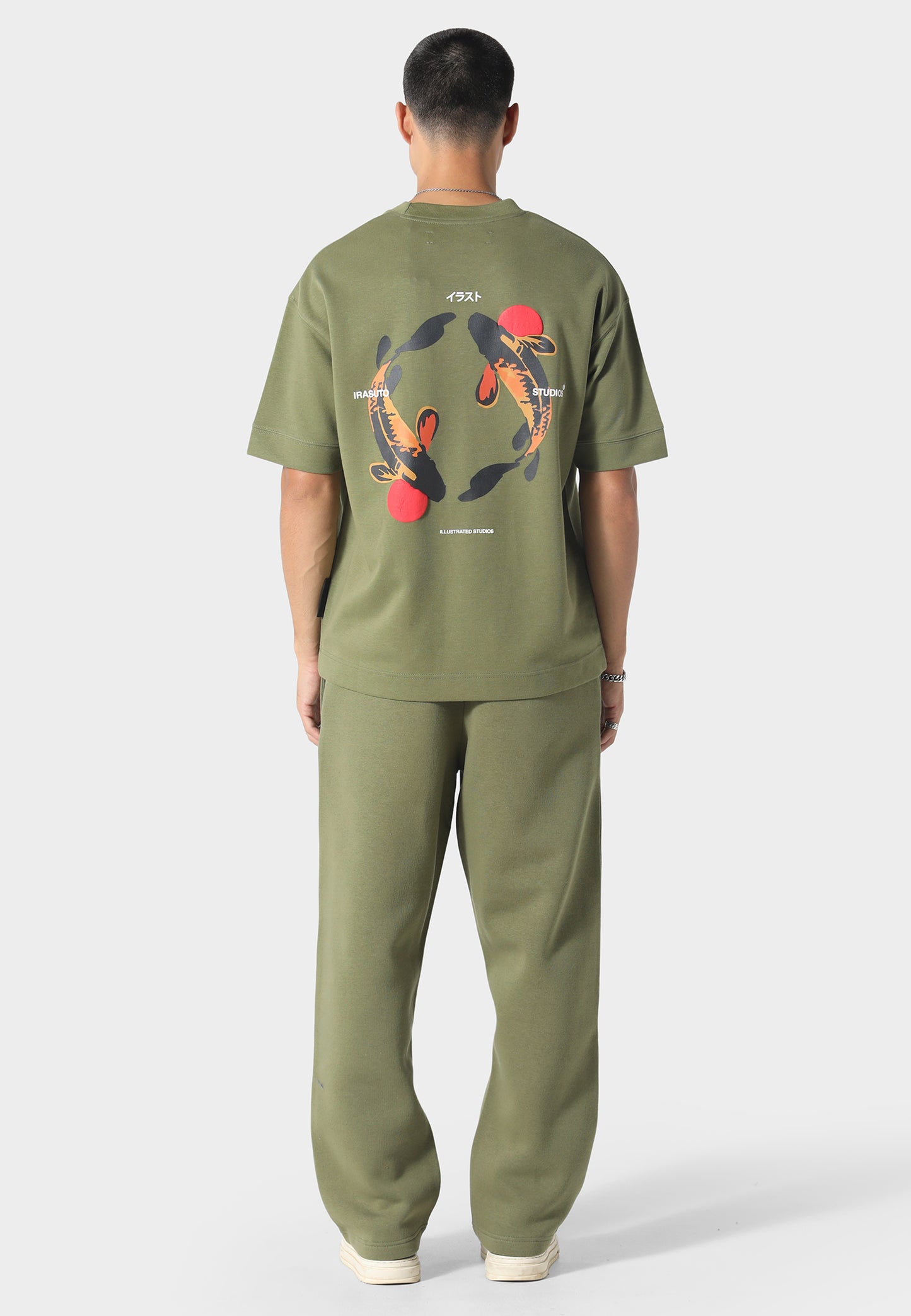 Koi Khaki T-Shirt