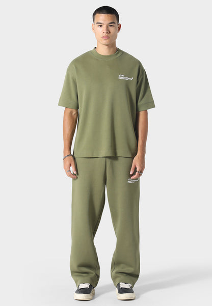 Open Hem Khaki Jogger