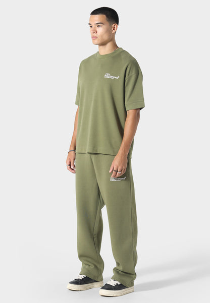 Open Hem Khaki Jogger