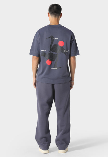 Open Hem Deep Blue Jogger