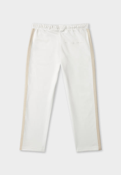 Open Hem Off White Pant