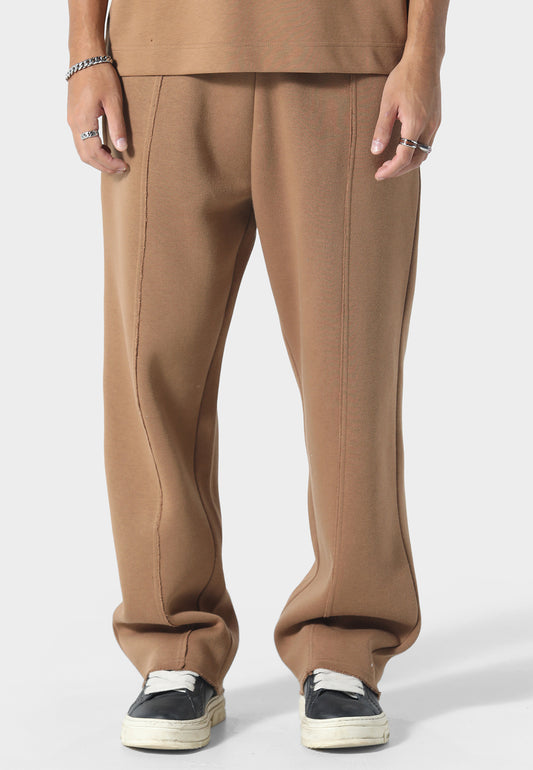 Raw Hem Tobacco Jogger