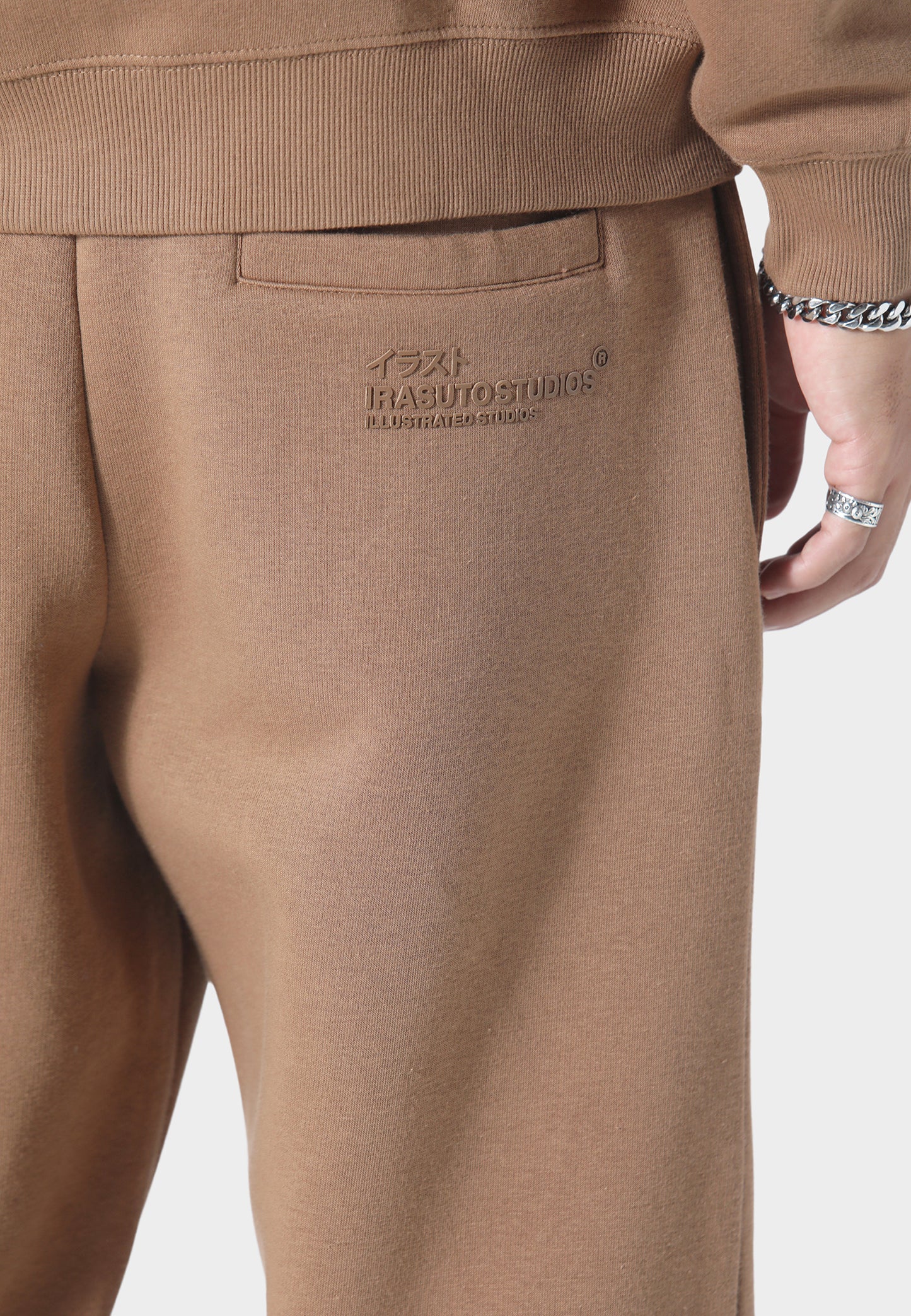 Raw Hem Tobacco Jogger
