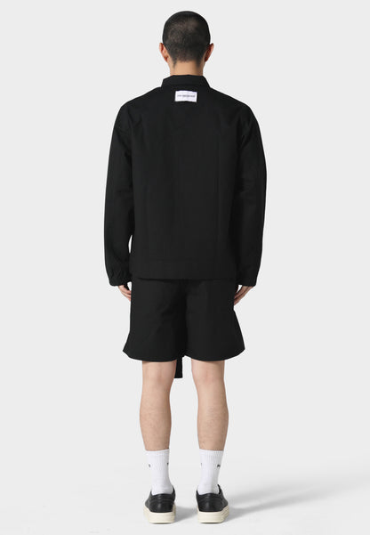 Rip Stop Black Cargo Shorts