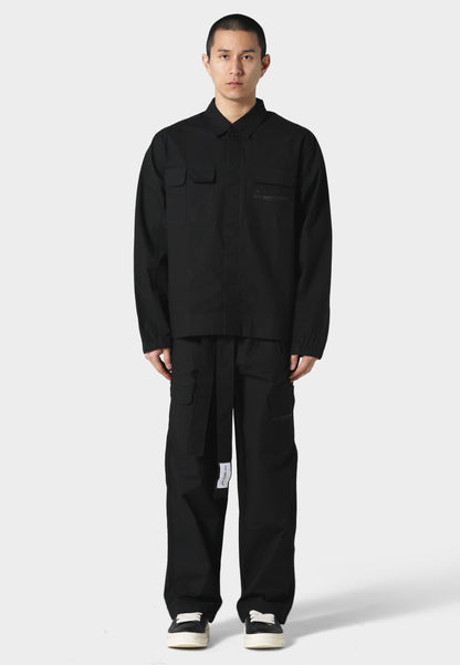 Rip Stop Black Jacket