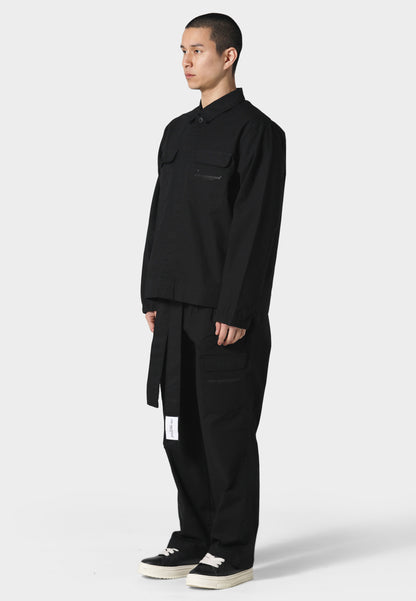 Rip Stop Black Jacket