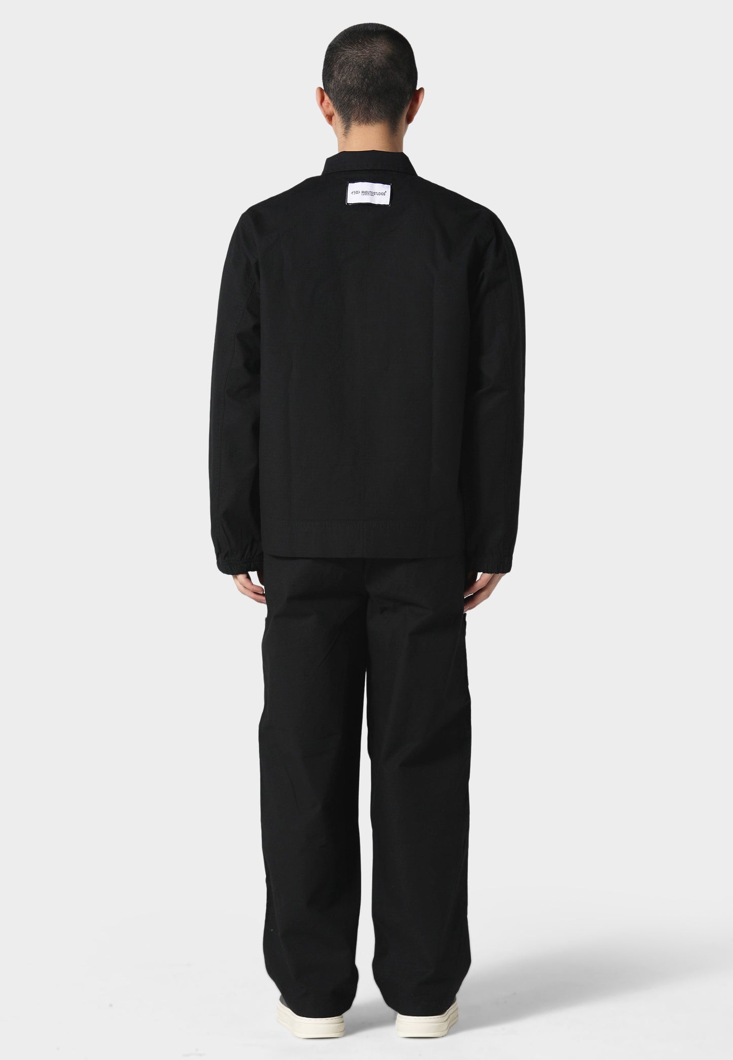 Rip Stop Black Cargo Pant