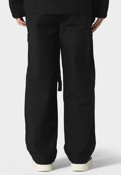 Rip Stop Black Cargo Pant