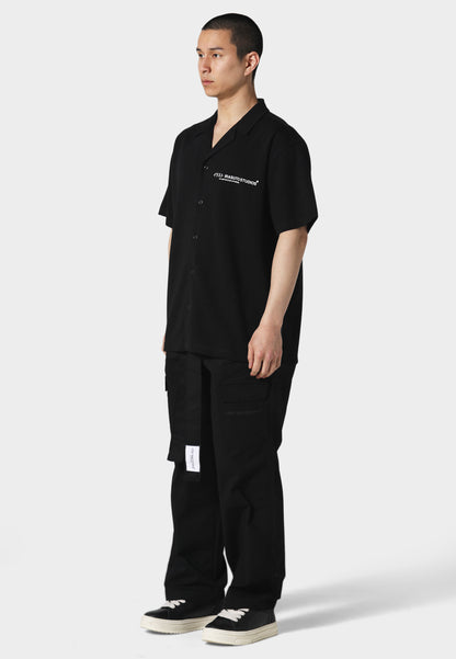 Saraisu Cuban Black Shirt
