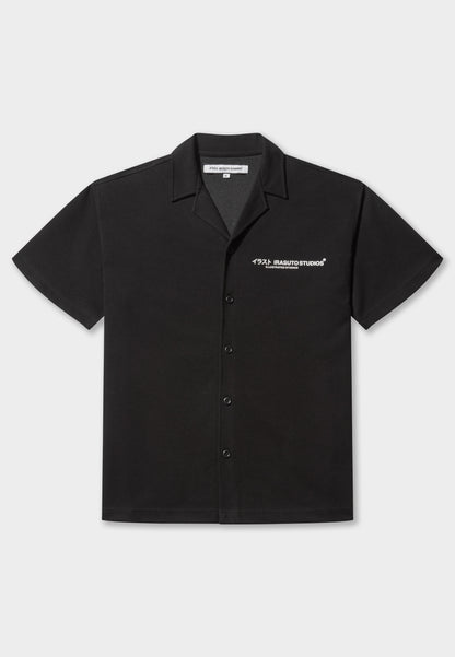 Saraisu Cuban Black Shirt