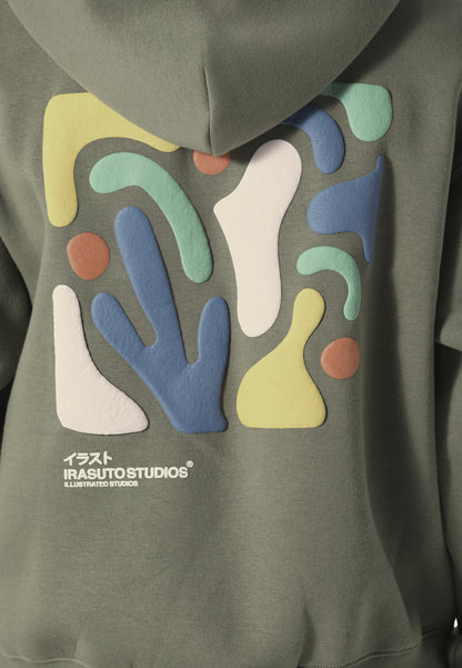 Shikaku Form Khaki Zip Hoodie