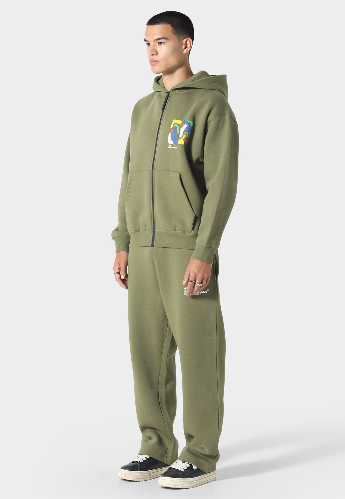 Shikaku Form Khaki Zip Hoodie