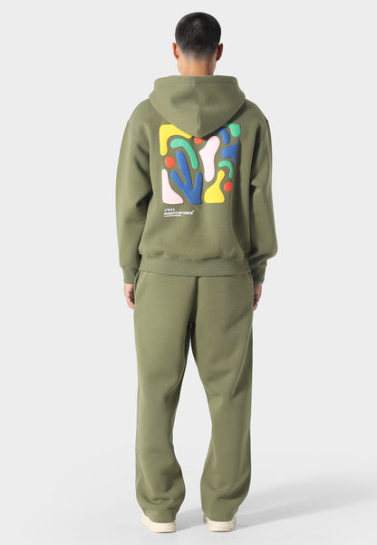 Shikaku Form Khaki Zip Hoodie