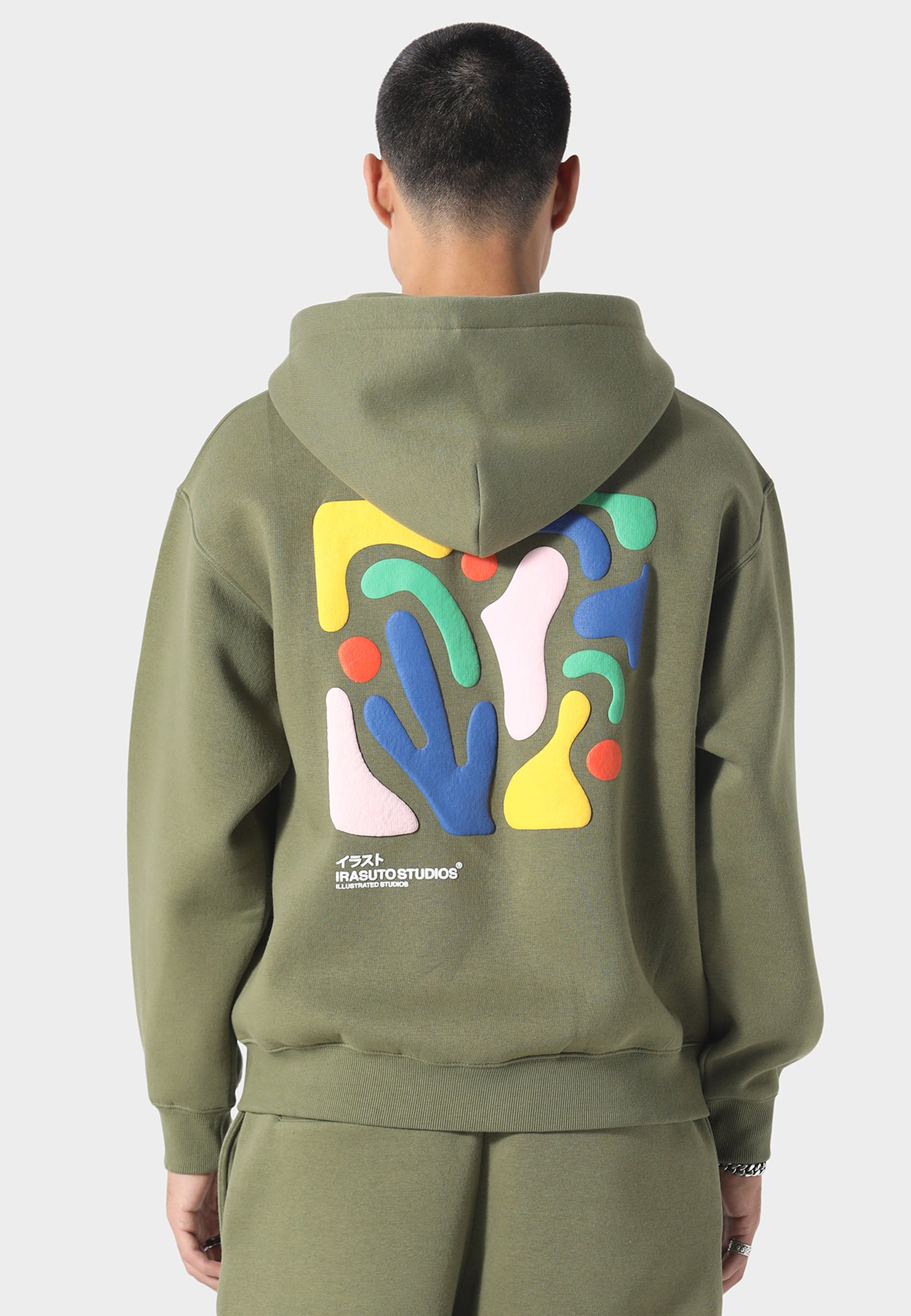 Shikaku Form Khaki Zip Hoodie