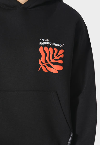 Sumi Flow Black Hoodie