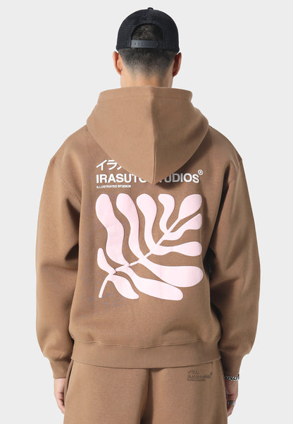 Sumi Flow Tobacco Zip Hoodie