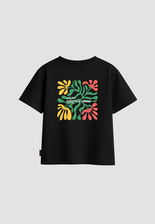 Swirl Black Kids T-Shirt