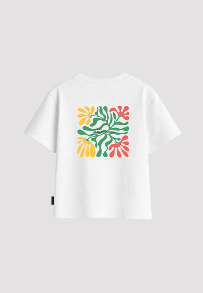 Swirl Optic White Kids T-Shirt