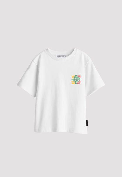 Swirl Optic White Kids T-Shirt