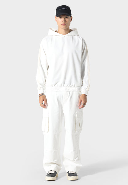 Tricote Bone White Hoodie