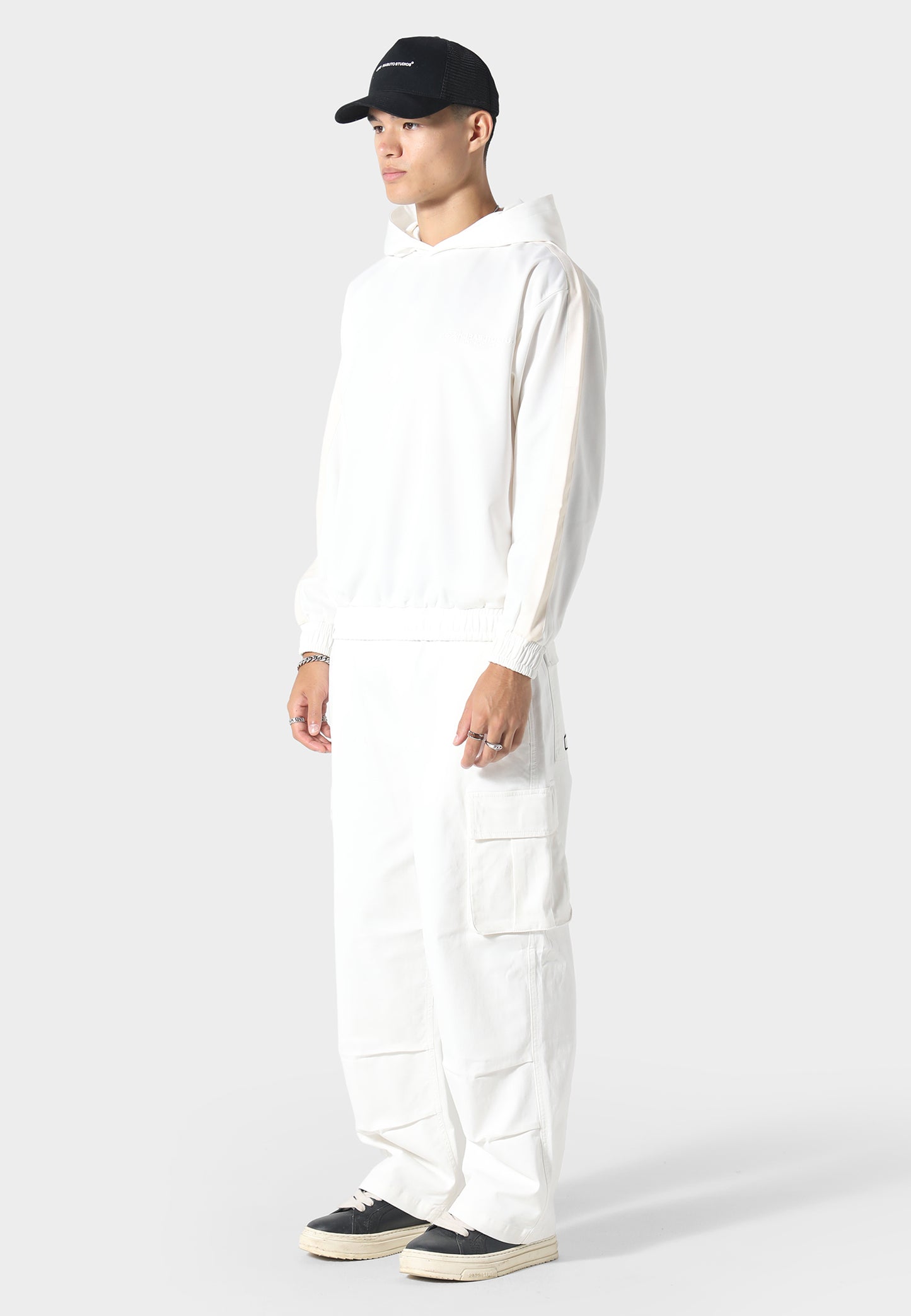 Tricote Bone White Hoodie