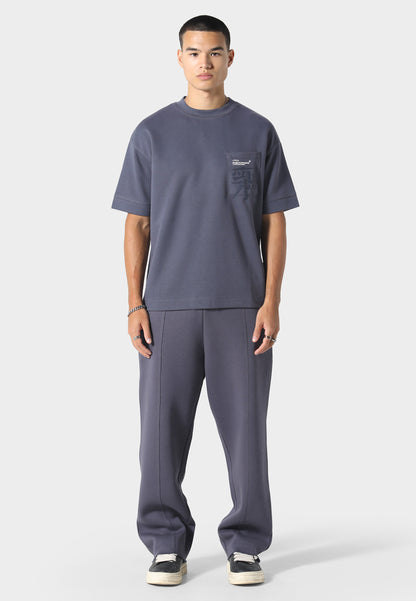 Typo Sea Blue T-Shirt