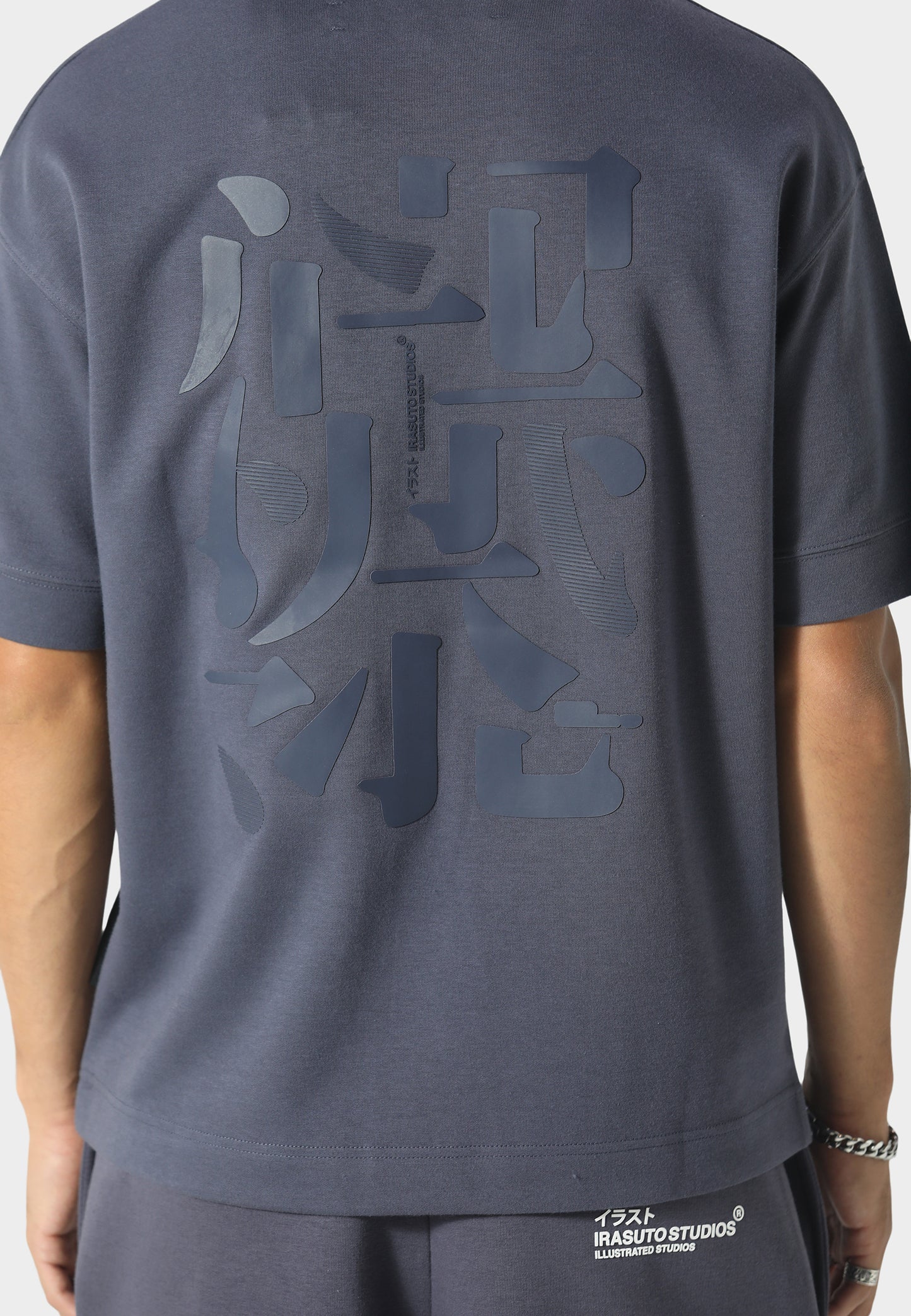 Typo Sea Blue T-Shirt