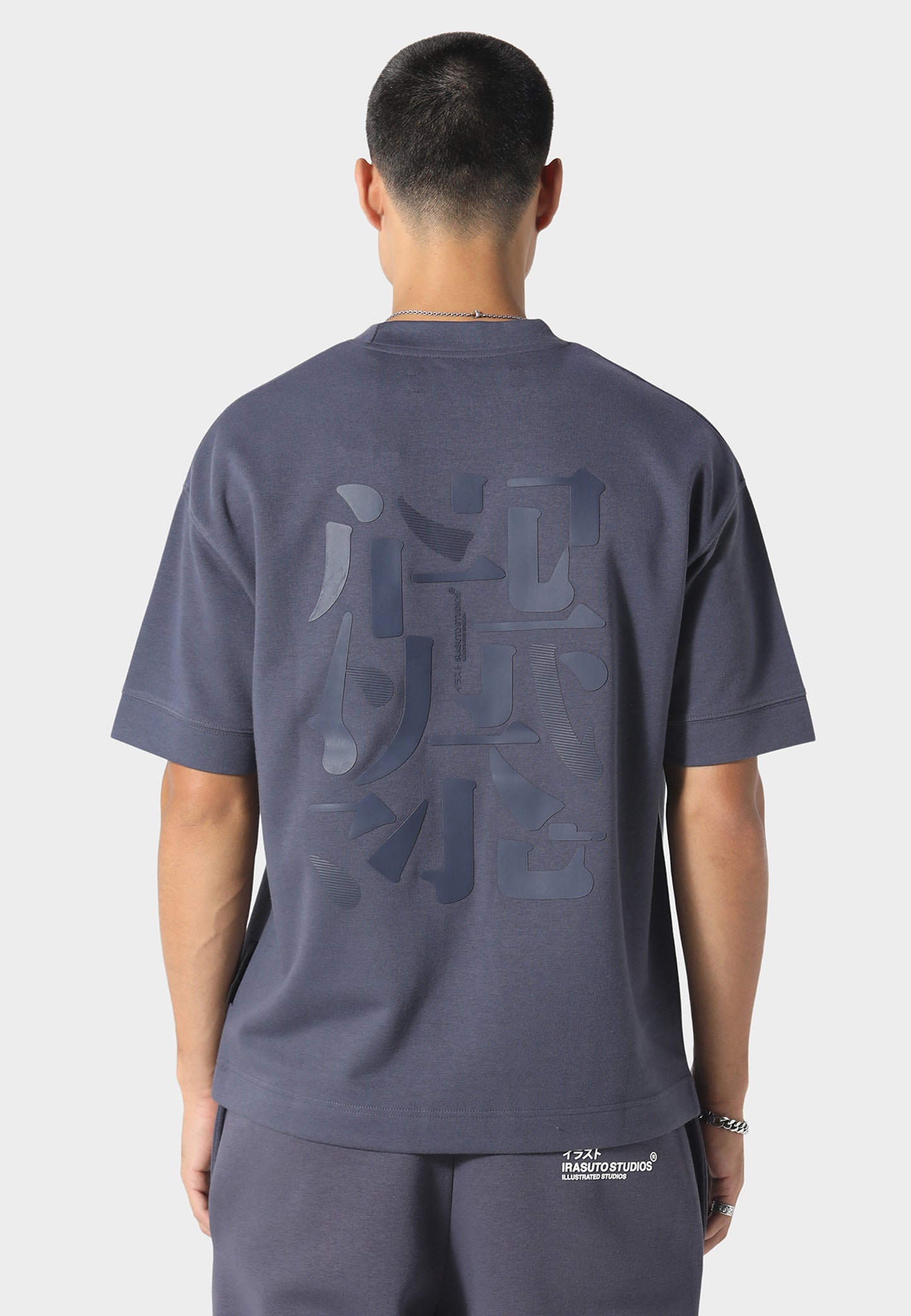 Typo Sea Blue T-Shirt