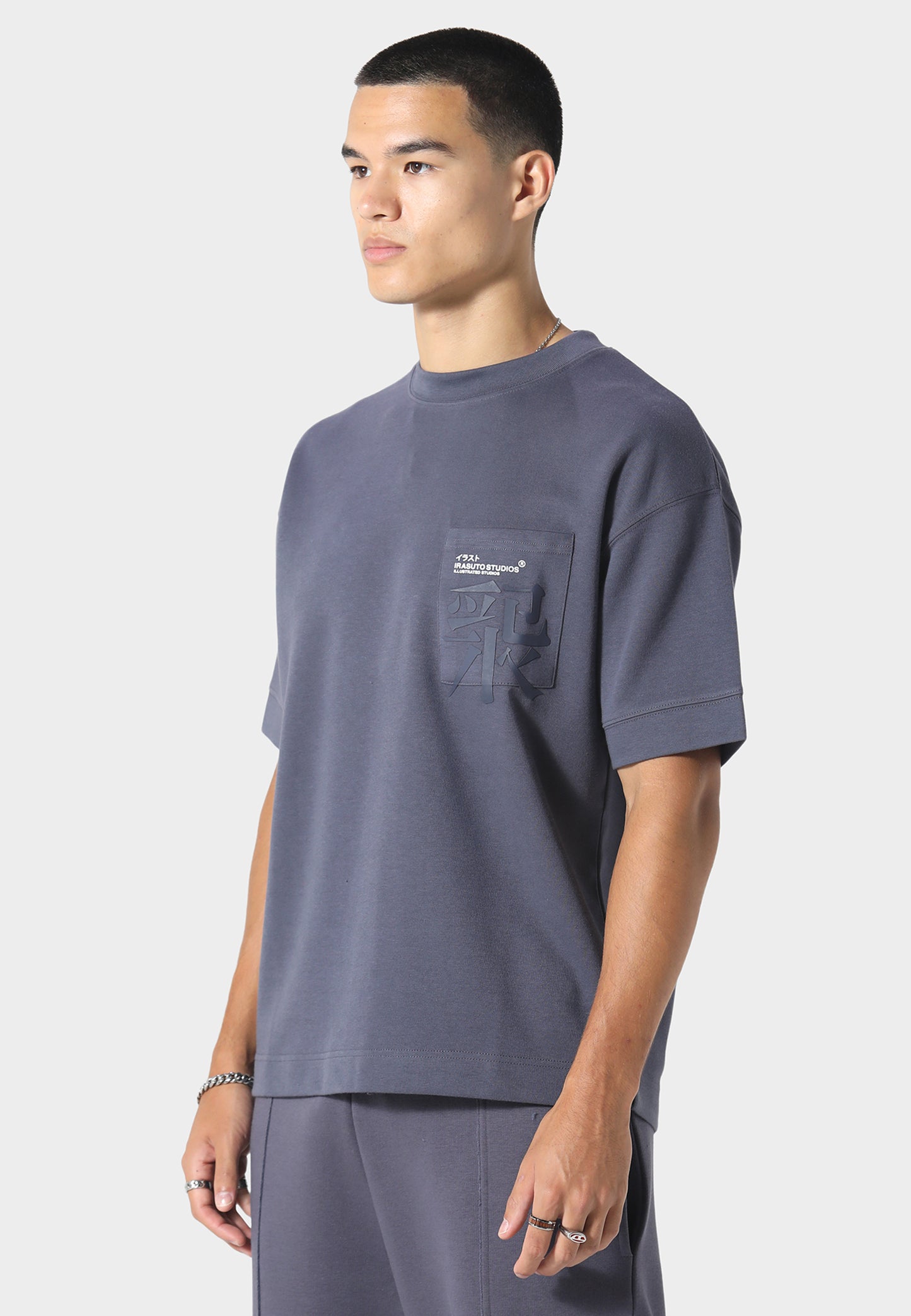 Typo Sea Blue T-Shirt