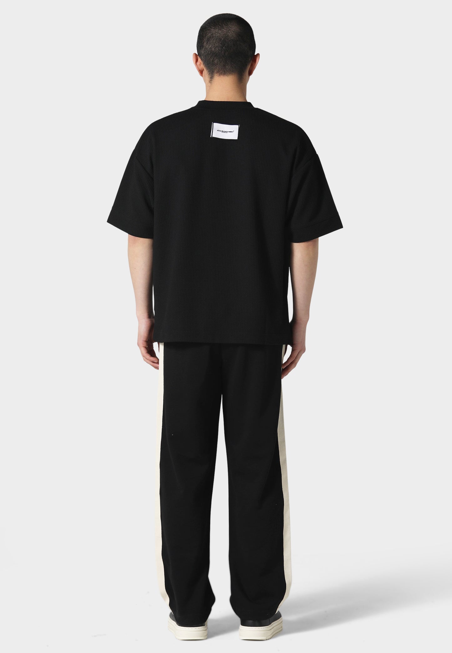 Waffle Black T-Shirt