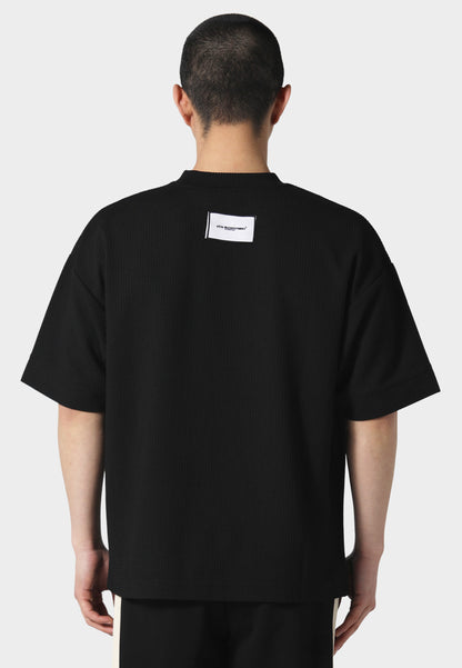 Waffle Black T-Shirt