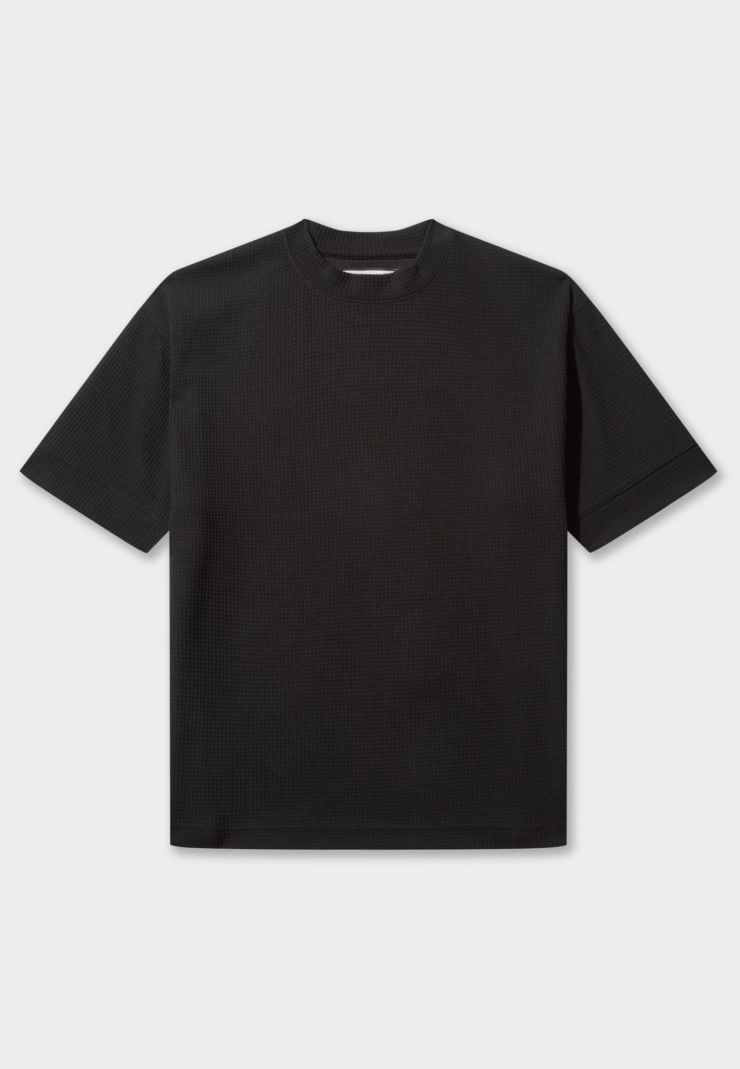 Waffle Black T-Shirt