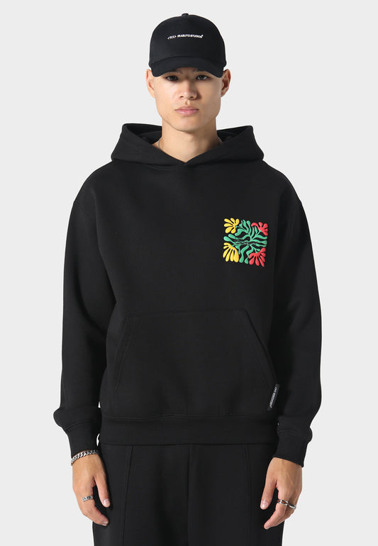 Zen Forest Black Hoodie