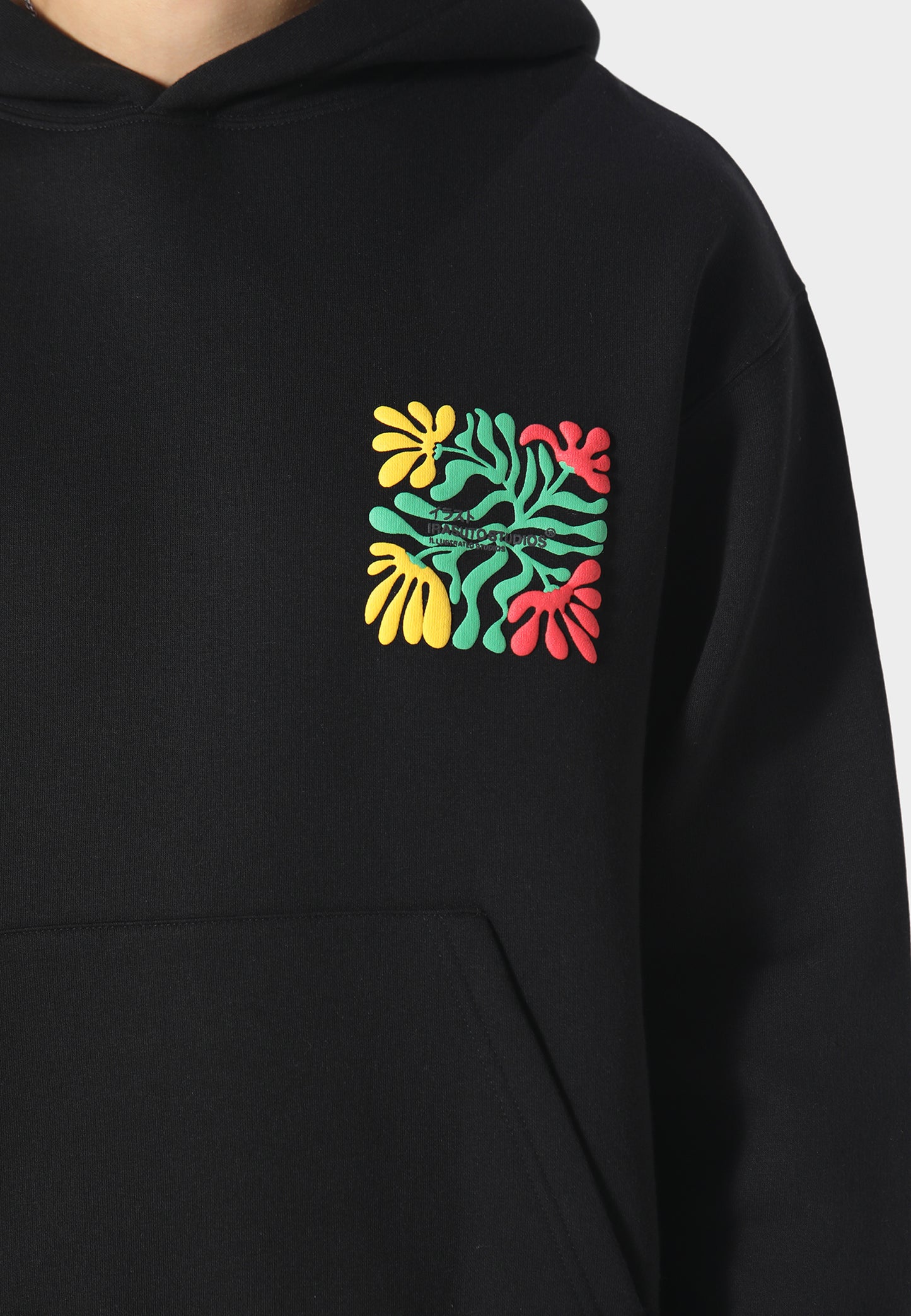 Zen Forest Black Hoodie