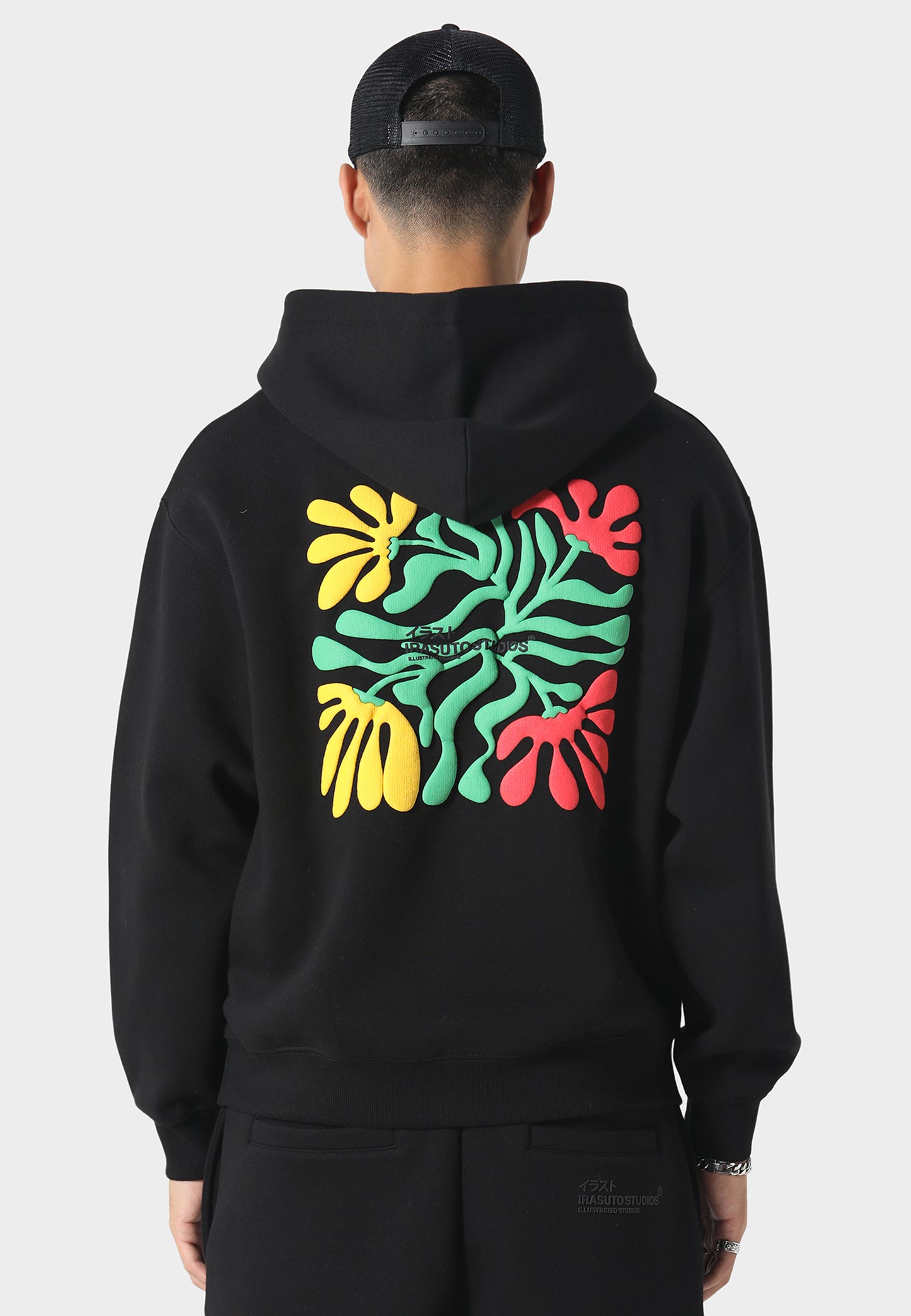 Zen Forest Black Hoodie
